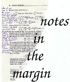 notes notesin the margin