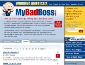 Bad Boss Contest