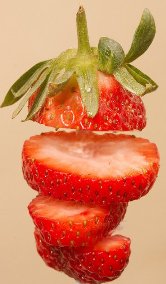 Separated Strawberry