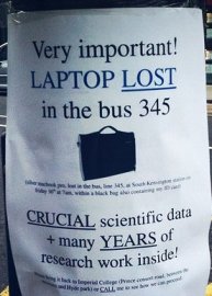 Hopefully you won't lose this amount of data.