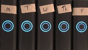 This used to be my backup process. Five copies, one for each day of the week.