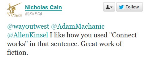 Sometimes I wonder if the Connect bug reporting system is really working.