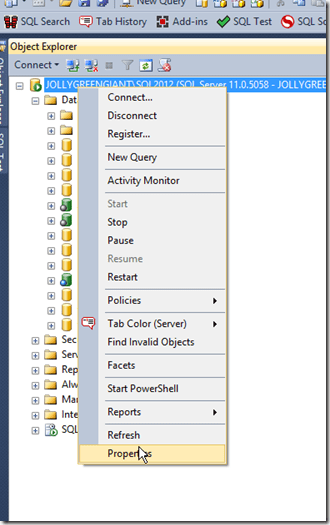 2015-07-06 14_17_48-SQLQuery2.sql - not connected_ - Microsoft SQL Server Management Studio