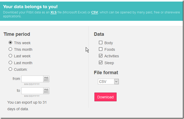 Grabbing Fitbit Data | Voice of the DBA