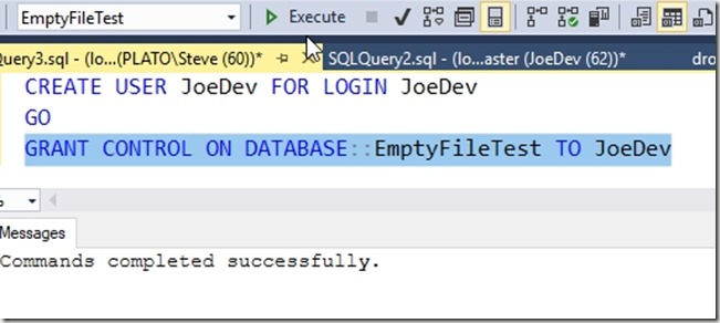 2018-07-03 11_27_29-SQLQuery3.sql - (local)_SQL2016.EmptyFileTest (PLATO_Steve (60))_ - Microsoft SQ