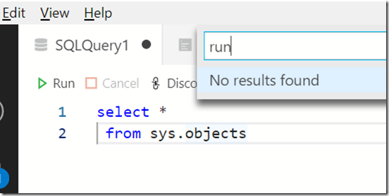 2018-10-19 17_07_18-● SQLQuery1 - Azure Data Studio