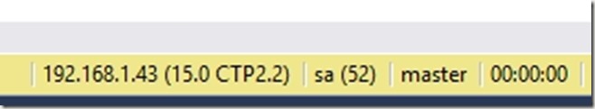 2019-01-16 18_32_59-SQLQuery3.sql - 192.168.1.43.master (sa (52)) - Microsoft SQL Server Management 
