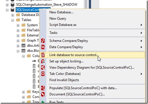 2019-03-14 09_56_10-SQLQuery1.sql - Plato_SQL2017.SQLSourceControlPoC (PLATO_Steve (60)) - Microsoft