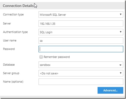 2019-04-25 09_54_36-SQLQuery_1 - disconnected - Azure Data Studio