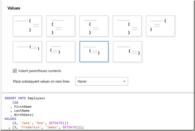 2019-04-25 12_35_39-SQL Prompt - Formatting styles