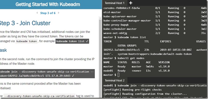 2019-07-09 15_16_26-Getting Started With Kubeadm _ Kubernetes _ Katacoda