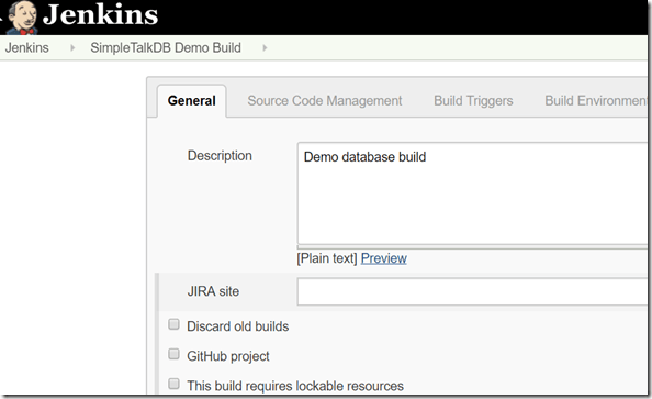 2019-07-27 17_30_56-SimpleTalkDB Demo Build Config [Jenkins]