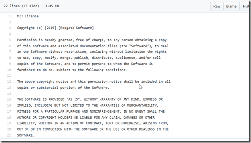 2019-10-02 10_01_01-SQLCop_license.txt at master · red-gate_SQLCop