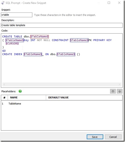 2019-12-10 21_07_39-SQL Prompt - Create New Snippet