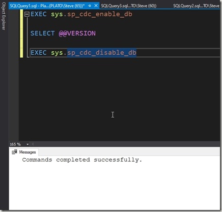 2020-03-19 11_12_01-SQLQuery1.sql - Plato_SQL2017.sandbox (PLATO_Steve (65))_ - Microsoft SQL Server