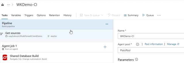 ADO Build definition