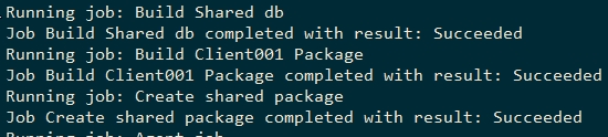 ADO Agent output with proper names