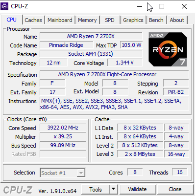 New desktop CPUZ