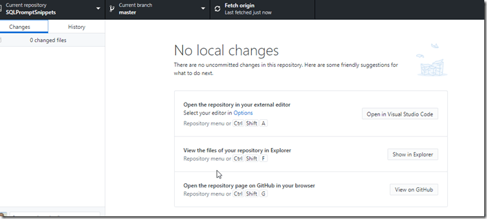 Main repo page with open on GitHub link