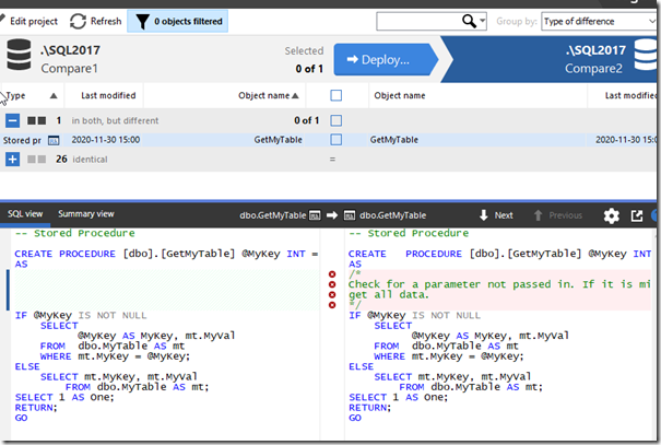 2020-11-30 15_01_59-SQL Compare - E__Documents_SQL Compare_SharedProjects_(local)_SQL2017.SimpleTalk