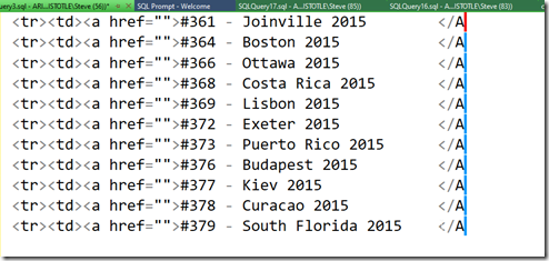 2020-12-22 15_17_16-SQLQuery3.sql - ARISTOTLE.sandbox (ARISTOTLE_Steve (56))_ - Microsoft SQL Server