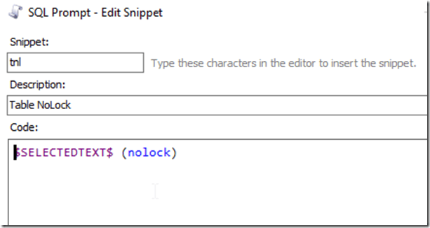 2021-02-26 13_34_49-SQL Prompt - Edit Snippet