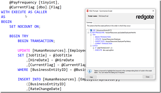 2021-03-12 08_17_41-SQLQuery5.sql - ARISTOTLE_SQL2017.AdventureWorks2017 (ARISTOTLE_Steve (61)) - Mi