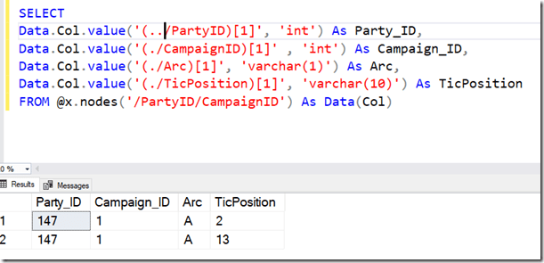 2021-05-03 11_15_57-SQLQuery1.sql - ARISTOTLE.sandbox (ARISTOTLE_Steve (59))_ - Microsoft SQL Server