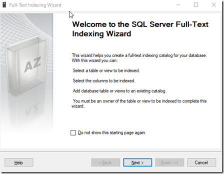 2021-06-09 11_52_11-Full-Text Indexing Wizard