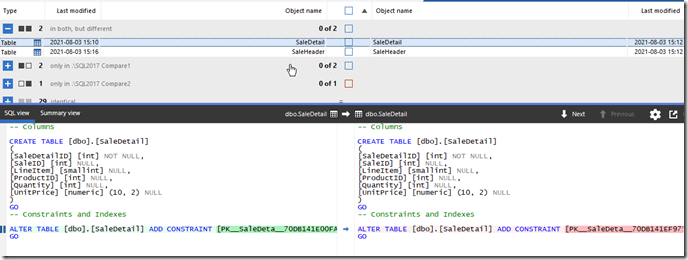2021-08-03 15_21_32-SQL Compare - E__Documents_SQL Compare_SharedProjects_(local)_SQL2017.SimpleTalk