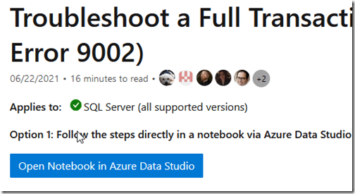 2021-08-10 17_50_23-Troubleshoot full transaction log error 9002 - SQL Server _ Microsoft Docs &mdash; Moz