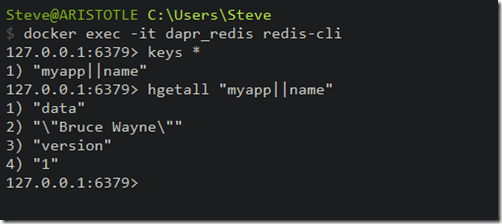 2021-09-13 16_14_40-cmd - docker  exec -it dapr_redis redis-cli