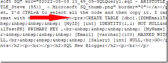 2022-05-03 10_50_04-Posting Data and Code–#SQLNewBlogger - Open Live Writer