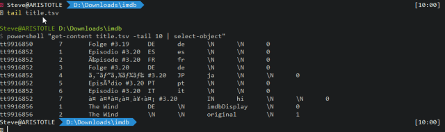 tail parameter change and quick execution