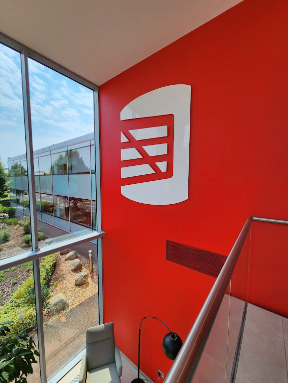 View from the upper stairs