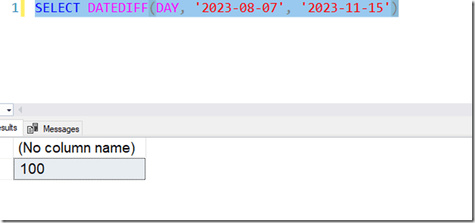 2023-08-04 09_24_01-SQLQuery2.sql - ARISTOTLE_SQL2017.master (ARISTOTLE_Steve (52))_ - Microsoft SQL