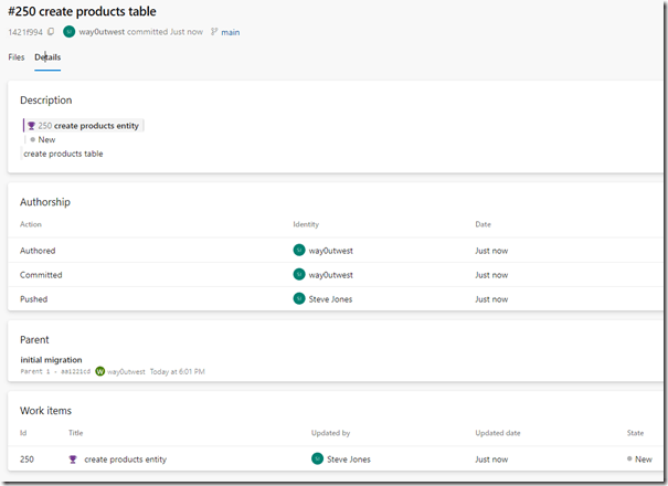 2023-12-13 18_04_21-Commit 1421f994_ #250 create products table - Repos