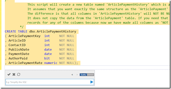 2024-01-02 14_37_51-SQLQuery2.sql - ARISTOTLE.dlm_1_dev (ARISTOTLE_Steve (64))_ - Microsoft SQL Serv