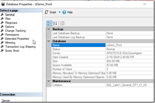 2024-02-16 14_59_02-Database Properties - zDemo_Prod